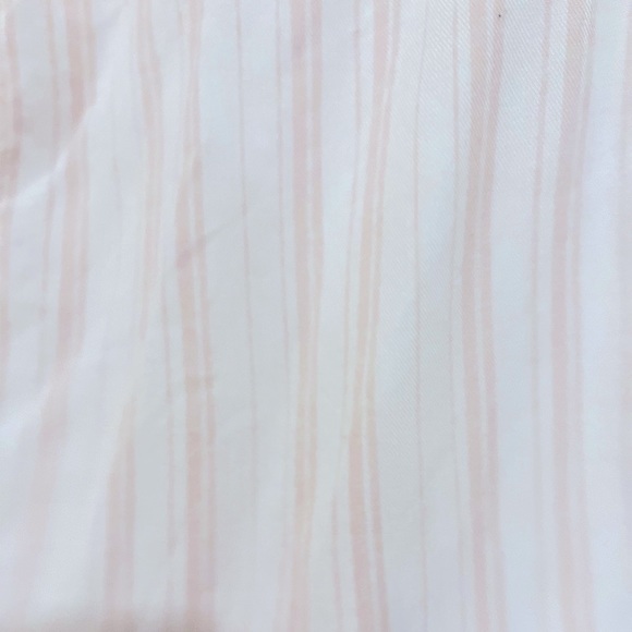 LOFT blush pink and white striped soft blouse - Picture 4 of 6
